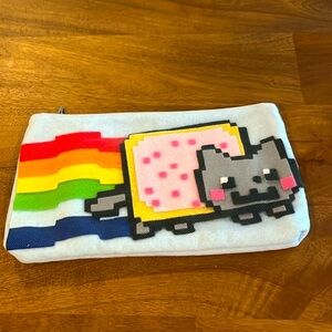 Patchwork colorful stationery/utility case. NWOB